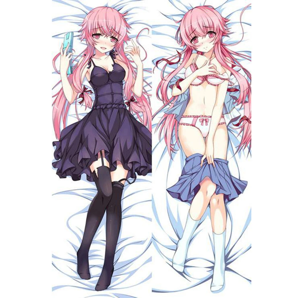 3d 両面日本 Bl アニメ未来日記画彩ゆスローオタク抱きギフト寝具抱きボディ枕ケース 150 50 センチメートル Pillow Case Aliexpress