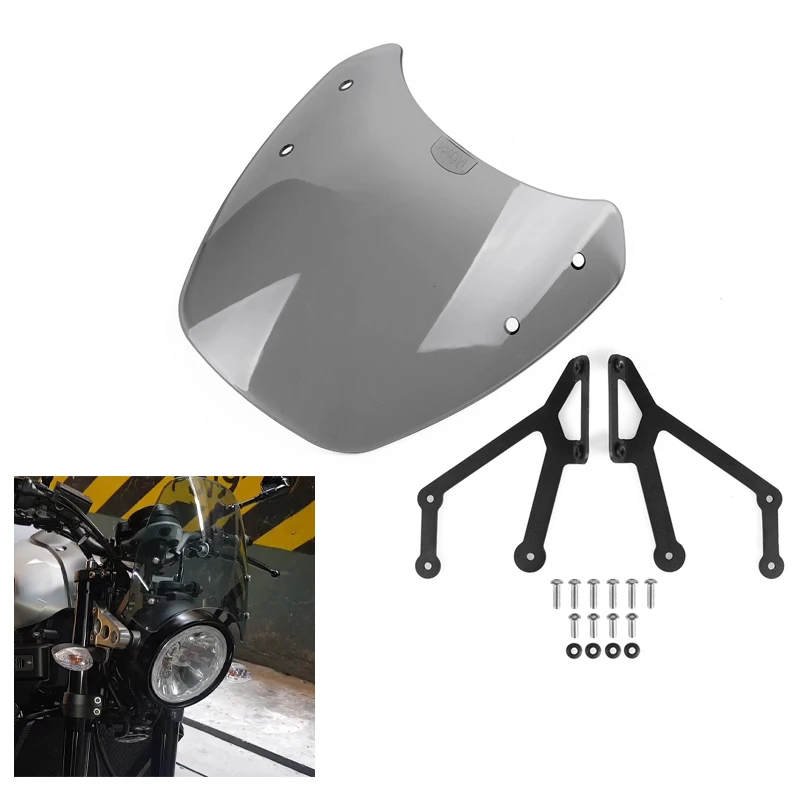 Новый лобовое стекло мотоцикла Flyscreen ветровой экран для YAMAHA XSR700 XSR 700 2016 2017 2018