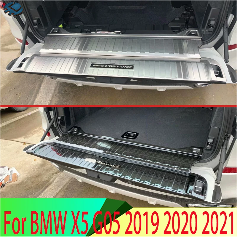 For BMW X5 G05 2019 2020 2021 Stainless Steel Rear Trunk Scuff Plate Door Sill Cover Molding Garnish | Автомобили и мотоциклы