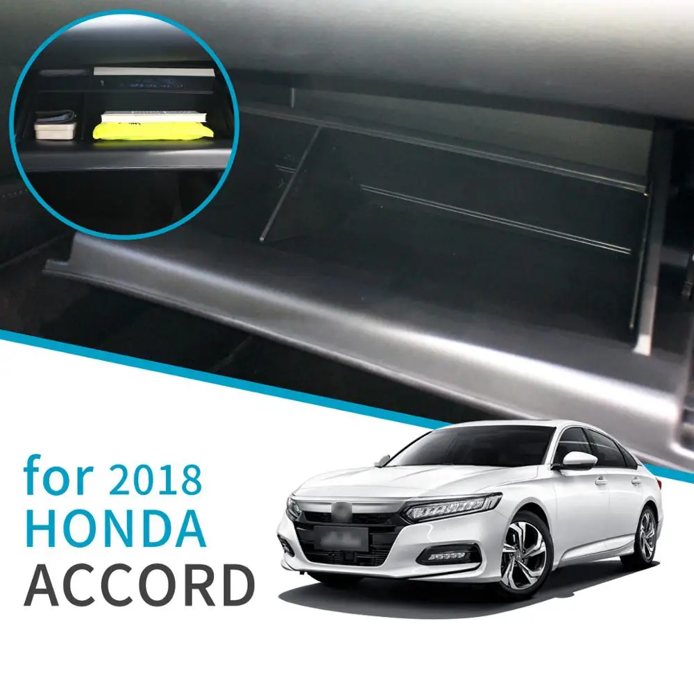 Smabee Car Glove Box Interval Storage for Honda Accord 2018 2019 Inspire Accessories Console Central Co-pilot | Автомобили и