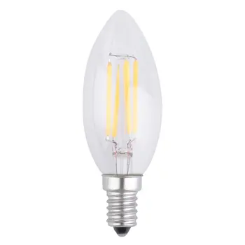 

5PCS 4W/C35 E14 Chandelier Candle Light Bulb Lamp Aluminum 110V Light For Home Decoration Replace Incandescent Bulbs Beautiful