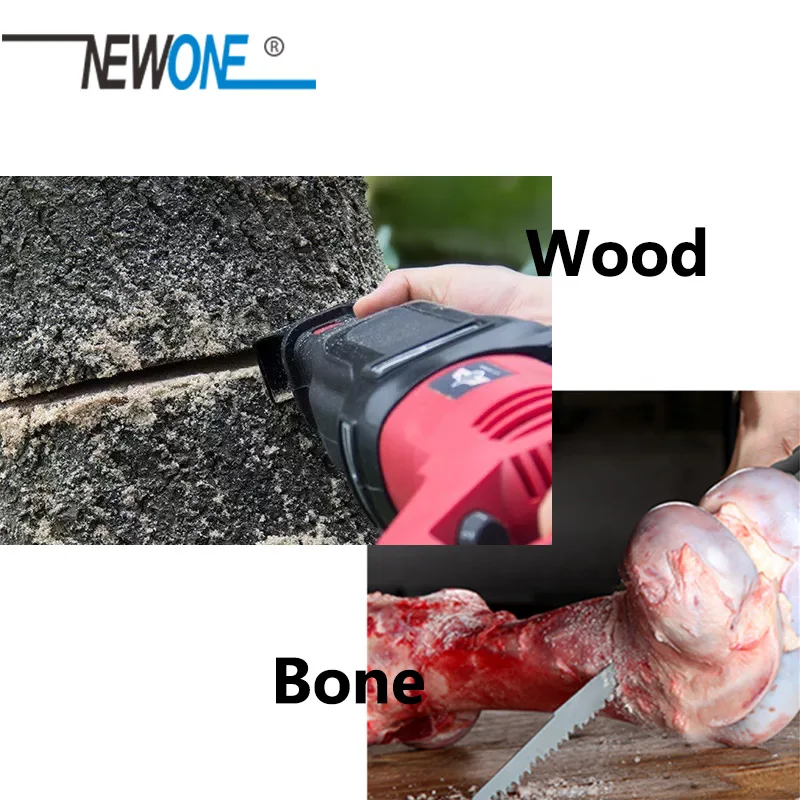 Cena Duże zęby brzeszczoty do pił ze stali nierdzewnej 240mm Multi cięcie do drewna, do mrożonego mięsa, kości na piły szablaste elektronarzędzia akcesoria