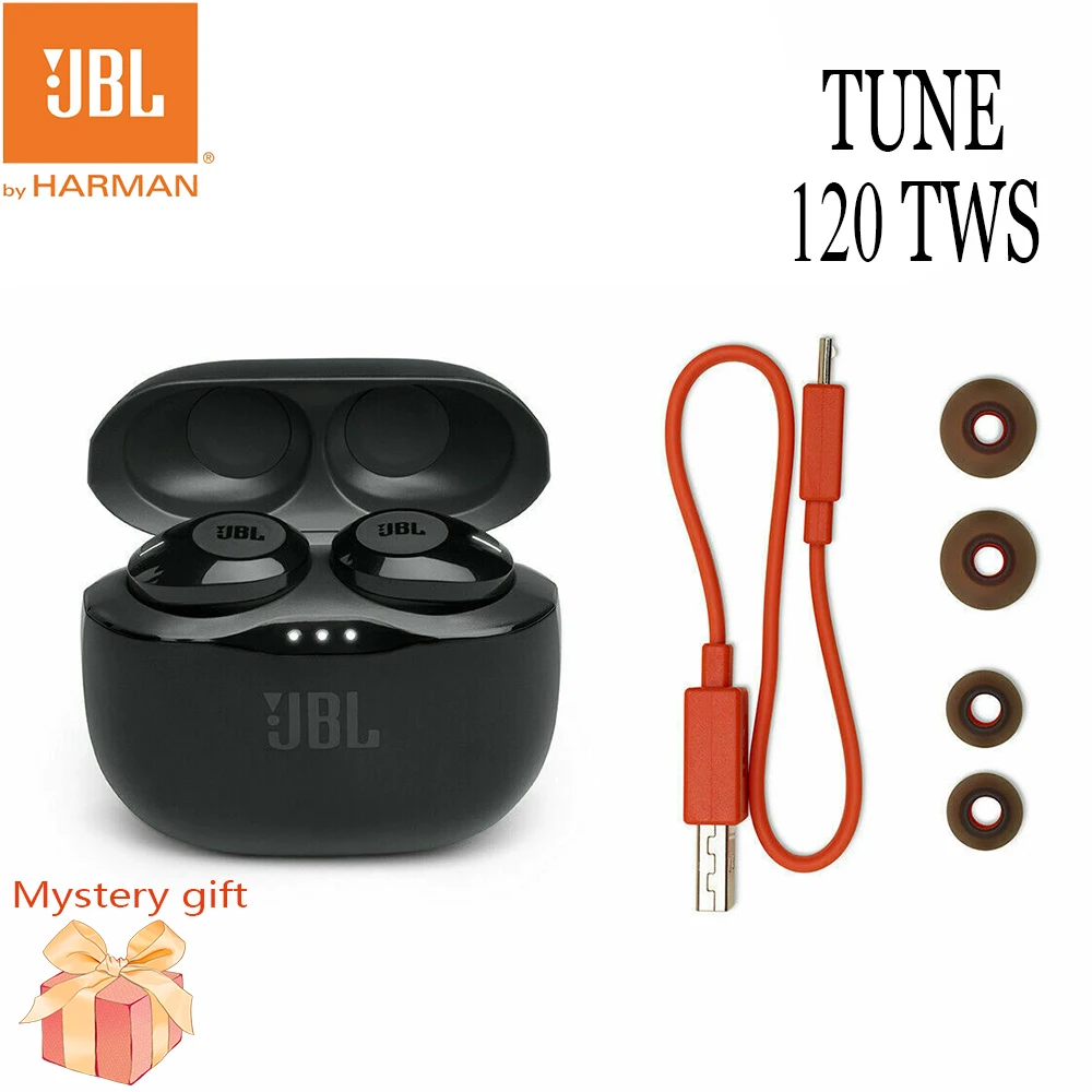 Jbl Tune 120tws True Wireless Headphones Bluetooth Stereo Bass Sound ...