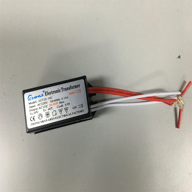 2022 Sufficient Power Electronic Transformer For Halogen Lamp light AC 12V 20W 50W 60W 160W 200W 250W Optional