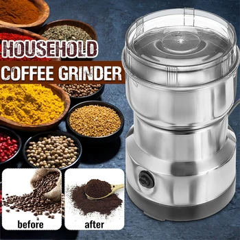 

200W 220V Electric Coffee Grinder Grinding Milling Bean Nut Spice Matte Blenders AU