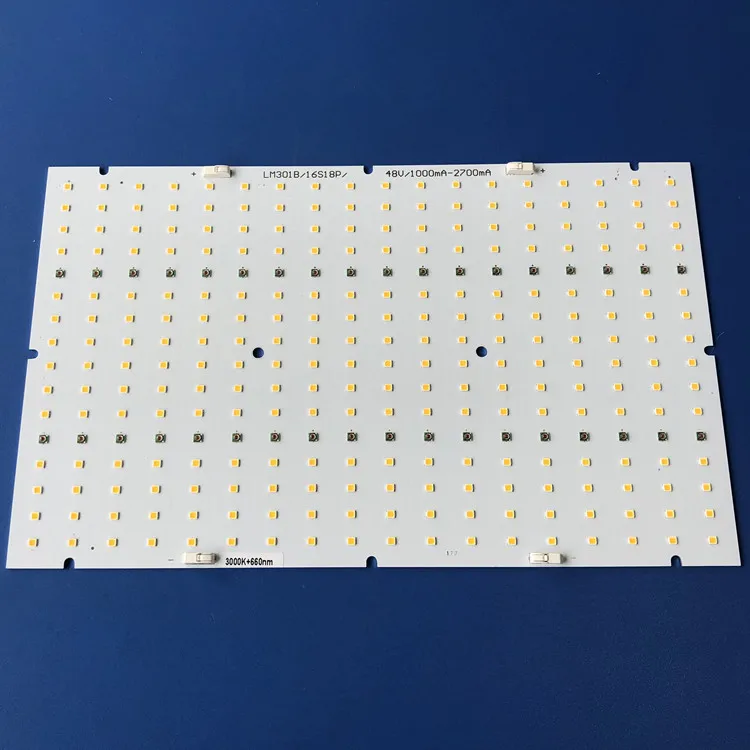 QB288 светодиодная плата samsung V2 quantum LM301B 3000 K/3500 K с Cree xpe 660nm