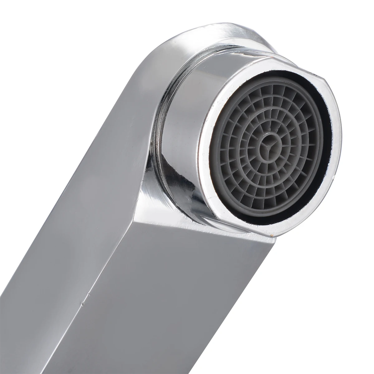Chrome Single Handle Sink Cold Hot Mixer Tap Waterfall Household Kitchen Bathroom Basin Faucets