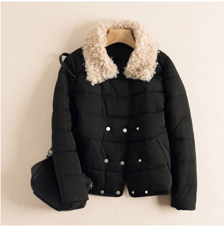 

Casual Fluff thick parka overcoat Winter warm fashion outerwear coats Women 2019 khaki streetwear jacket coat female