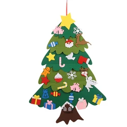 Festive DIY Felt Christmas Tree Ornaments for Kids - Home Decorations and New Year Gifts (Style2)
