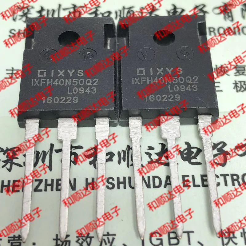 /2 шт./IXFH40N50Q2-247 500V 40A