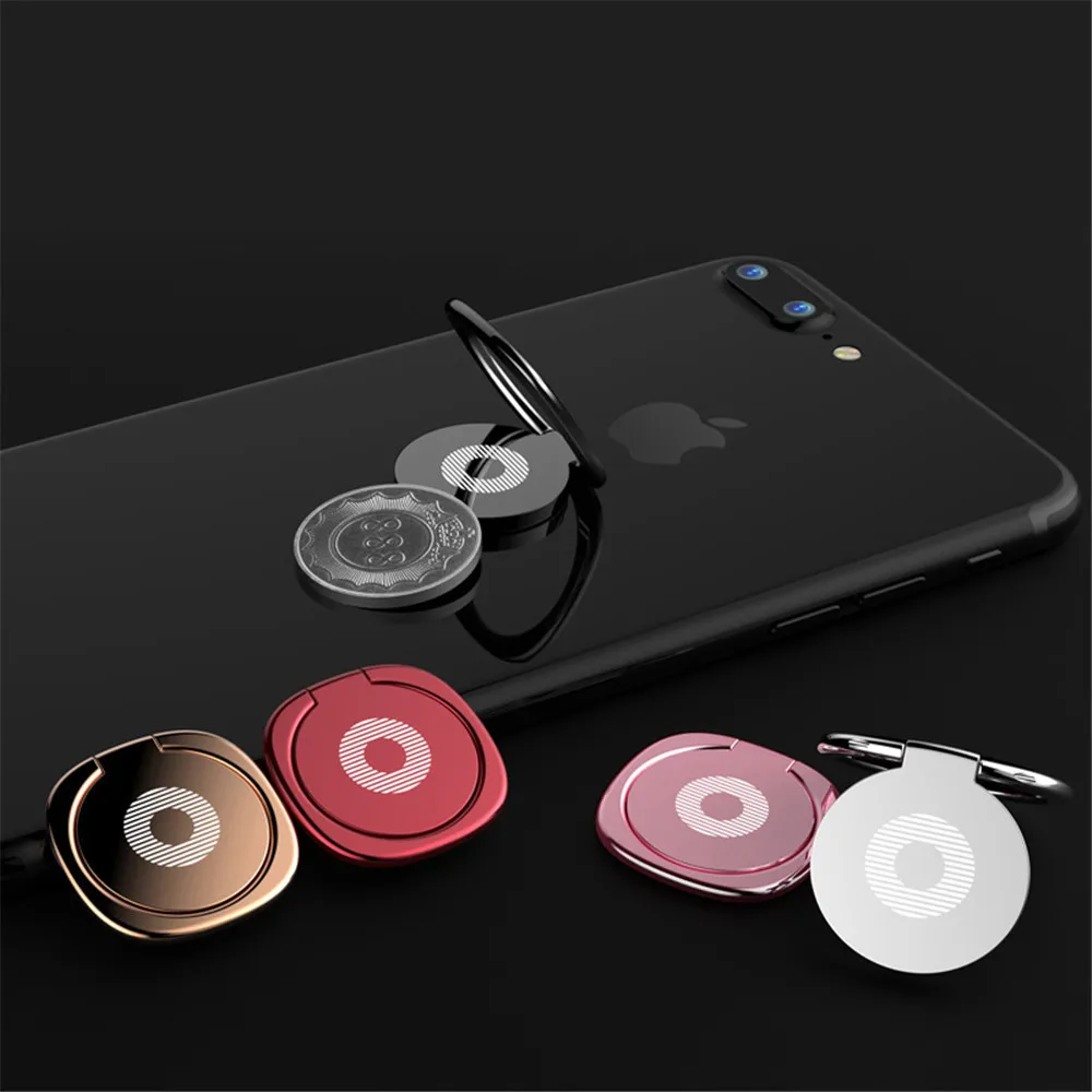 Универсальный ультра тонкий палец кольцо держатель для iphone 7 6S 5S 8 держатель Гибкая подставка для телефона для Xiaomi Mi 8 huawei Автомобильный держатель для телефона