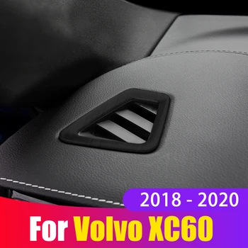 

Stainless steel Car Dashboard Air Outlet Vent Frame Trim Cover Sticker For Volvo XC60 2018 2019 2020 Car Styling Accessories