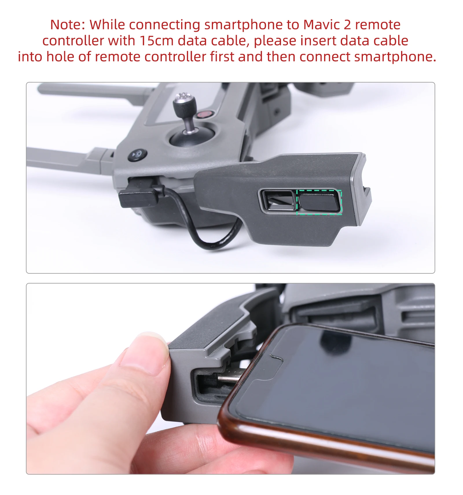 Micro-USB to Lightning/TYPE-C/Micro-USB Data Cable Smartphone Tablet 15/30cm Line for DJI MAVIC MINI/MAVIC 2/MAVIC AIR/Spark