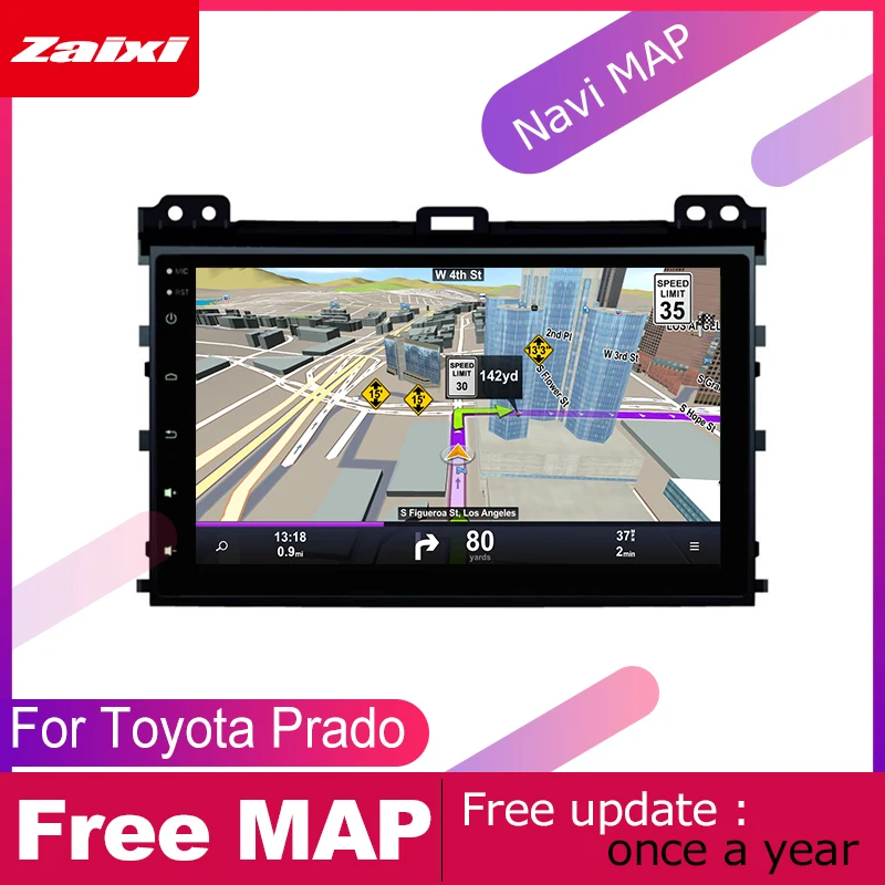 Автопроигрыватель GPS навигация для Toyota Prado 2002 ~ 2010 2 DIN Автомобильная