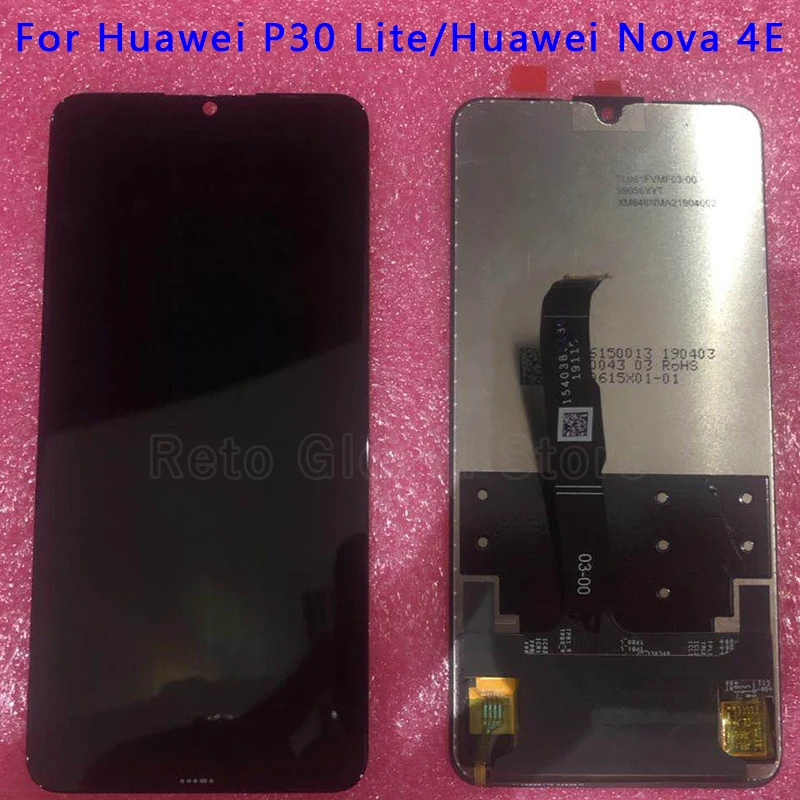 

Original LCD For Huawei P30 Lite LCD Display touch screen digitizer assembly for Huawei Nova 4e MAR-LX1 LX2 AL01 LCD Repair kit