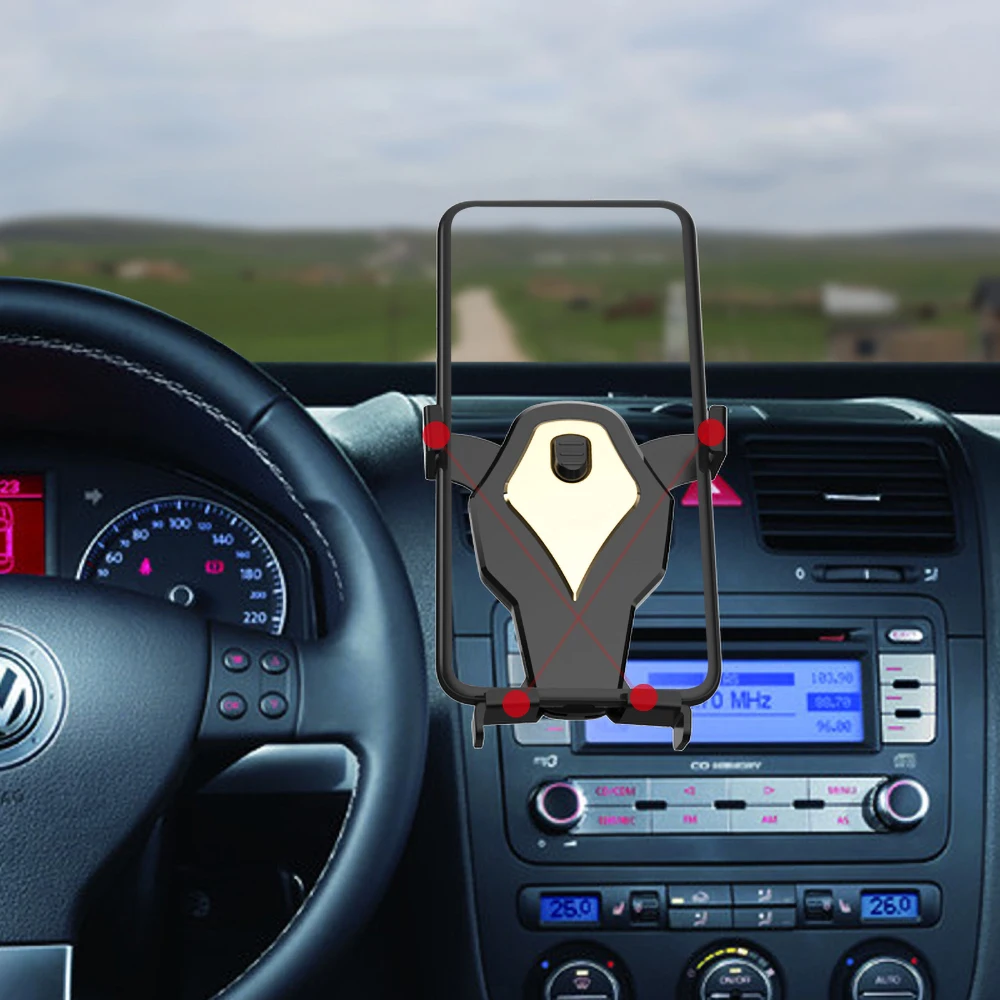 Автомобильный держатель для телефона, gps-навигатор, крепление на вентиляционное отверстие, подставка для телефона, кронштейн для универсального мобильного телефона, не магнит и не Гравитация