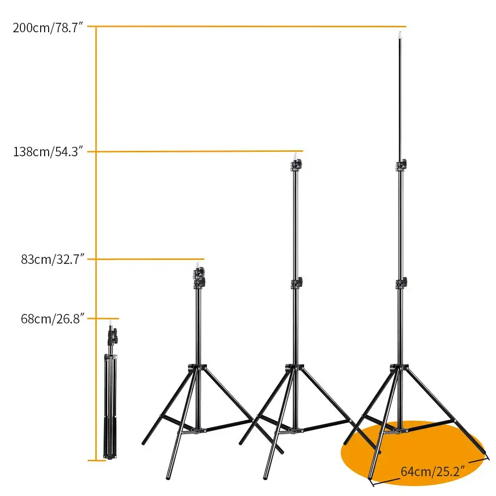 K& F концепция 2X78,8 дюймов VR Маяк Стенд Комплект с шаровой головкой Горячий башмак для видео htc Vive VR софтбокс с отражателем