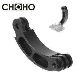 For Gopro Accessories Extension Selfie Stick Helmet Arm Bracket Mount Curved aluminum CNC for Go Pro Hero 10 11 Xiaomi Yi SJCAM