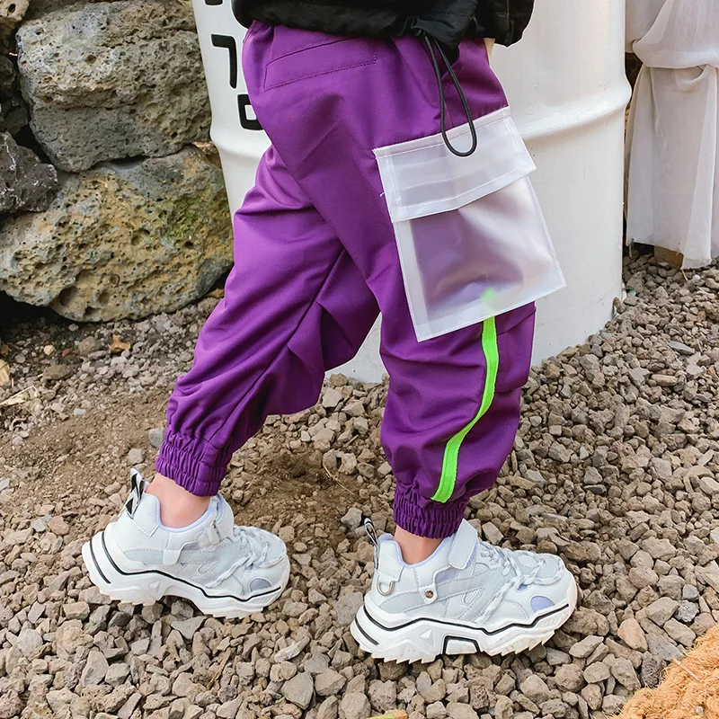  Boys sports pants children autumn trousers baby 2019 autumn pants children's foreign tide casual pa