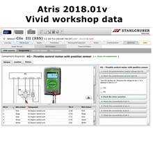 Software de reparação automóvel atris stakis vívido oficina dados 2018.01v em 80gb hdd carro vários modelos ferramentas diagnóstico frete grátis