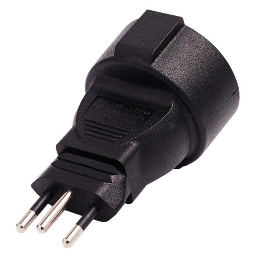 10A/16A 250V copper male British USA South Africa Italy Swiss Brazil to EU France female adaptor plug socket converter