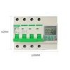 00:01-99:00 3 phase 4 wire LCD 380V 32A,63A overload protect circuit breaker with timer function din type 380V timer switch ► Photo 2/4