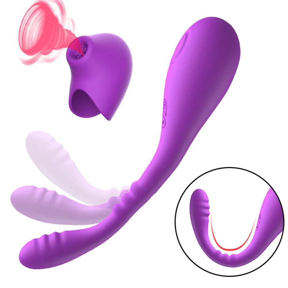 Sucking Licking Clitoris Vibrator Sex Toys for Woman Adult Oral Sex Blowjob Orgasm Vaginal Anal Dildo Masturbator Toys for Adult (2)