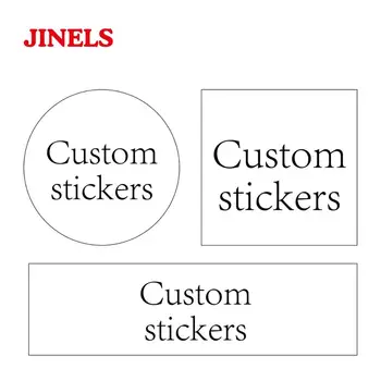 

Adhesive stickers custom advertising transparent PVC label custom logo waterproof trademark QR code design and printing