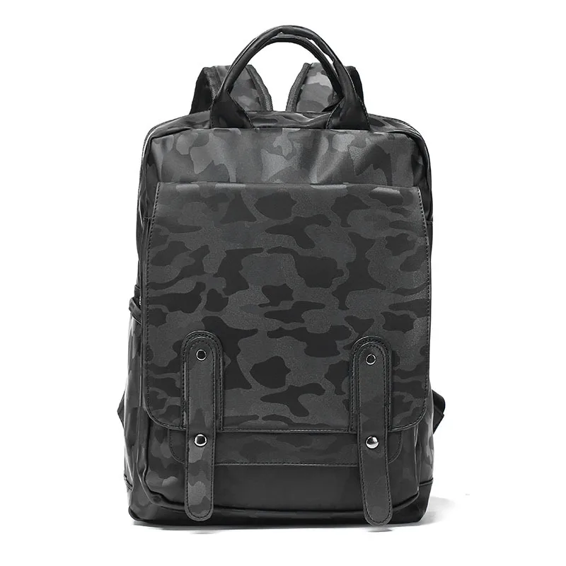 

New camouflage double shoulder bag men's fashion schoolbag men's backpack leisure college wind computer bag