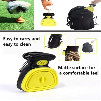 

Dog Pooper Scooper Sanitary Toilet Cleaner-with Bag Dispenser-with 1 Bag of Garbage Dog Poop Bag Dispenser Cleaning Supplies