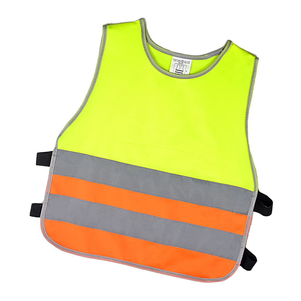 3Pcs High Visibility Student Child Student Reflective Kids Vest Scooter Cycling School Safety Vest Jacket