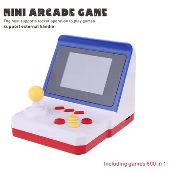 

Retro Mini Arcade FC Red White Handheld SUP Rocker Game Console Built-in 600 Games