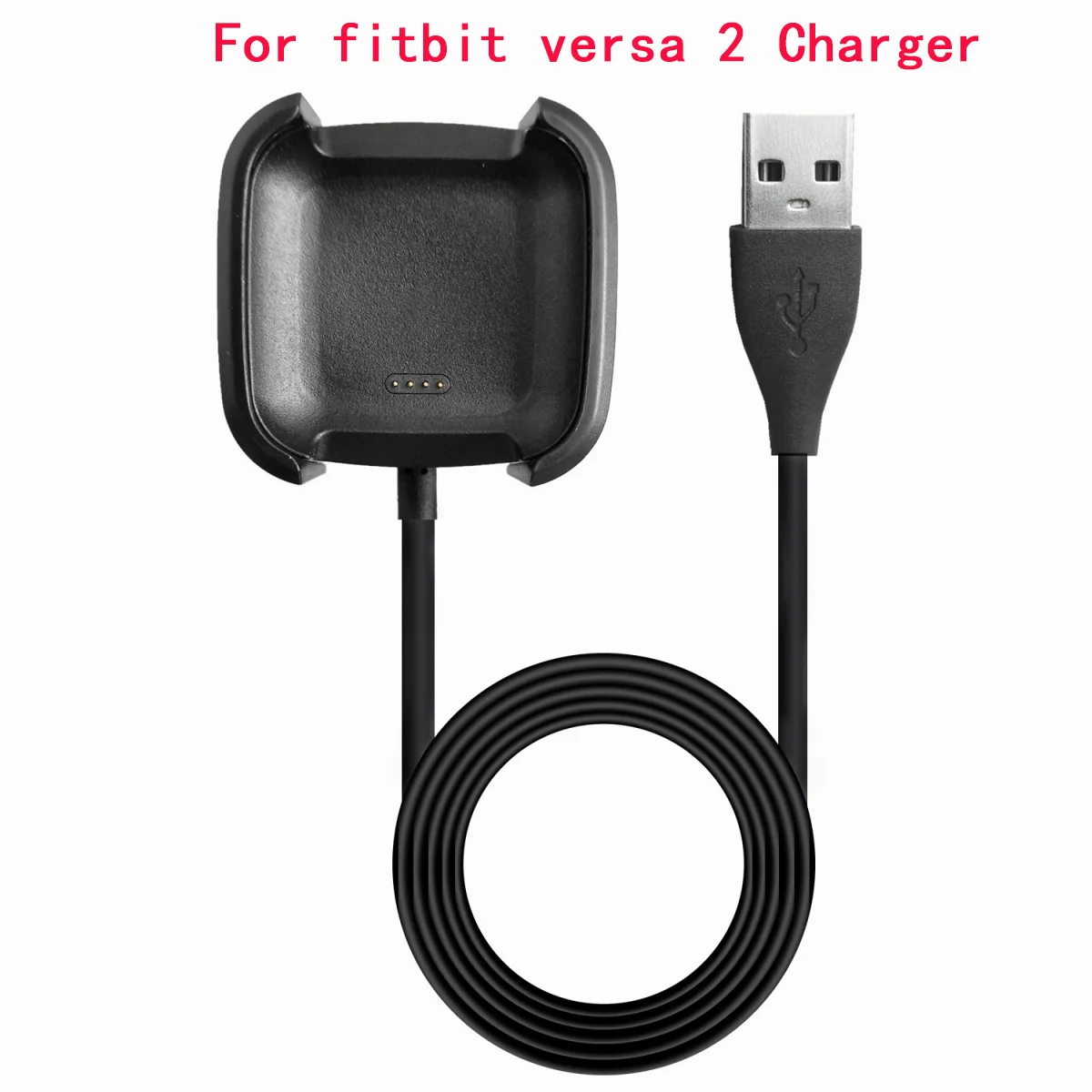 Зарядная подставка с зарядным устройством для Fitbit Versa Lite/Versa/2 смарт-браслет кабель для зарядки браслета USB зарядное устройство адаптер провода - Цвет: A