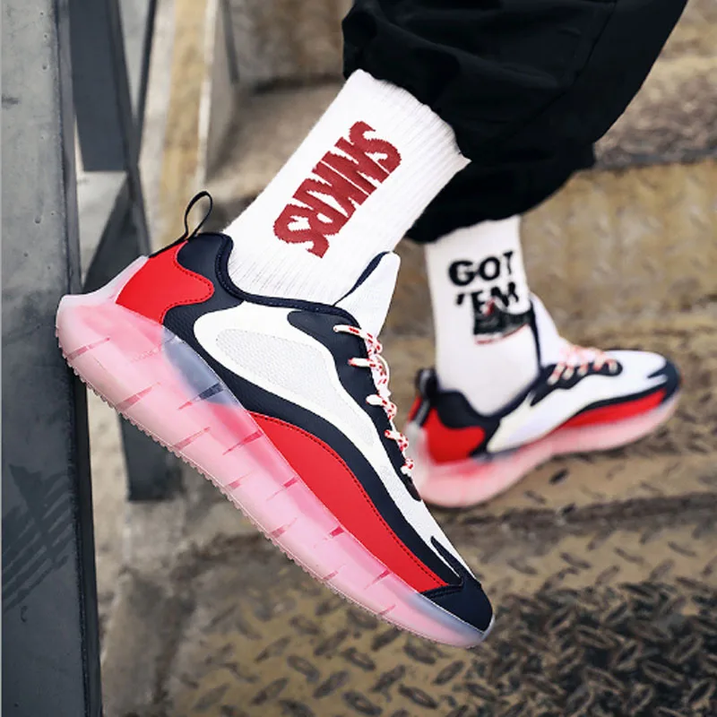 

Men's shoes 2020 spring new casual shoes men's trend breathable mesh running shoes cross-border large size sneakers