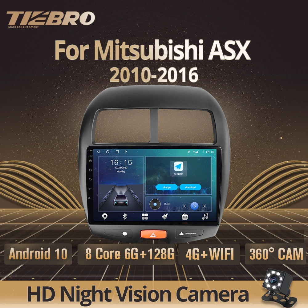 Автомобильный радиоприемник 2DIN Android 10 0 для Mitsubishi ASX 2010-2016 GPS мультимедийный плеер