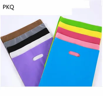 

45*55cm custom personalized logo large plastic gift bags big plastic garment packaging bags printing logo