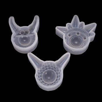 

3 Types Devil Eye Silicone Resin Mould Dried Flower Resin Decorative Crafts DIY Jewelry Mold Tools
