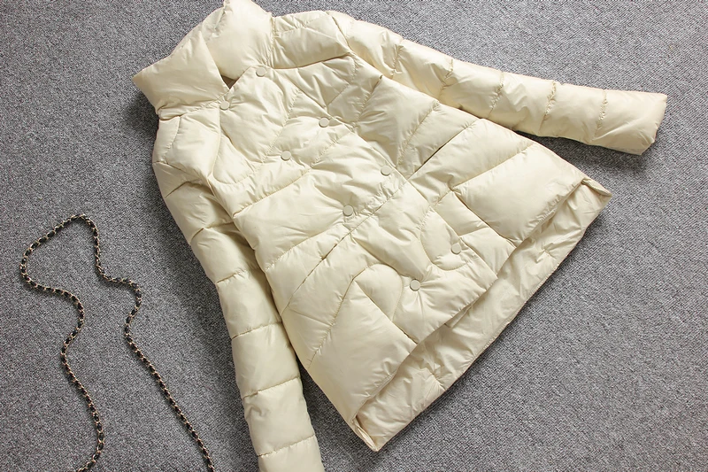 AYUNSUE/осенне-зимняя куртка для женщин, парка, короткий пуховик, хлопковое пальто, женская куртка-пуховик, корейский манто, Femme 8827, KJ3347