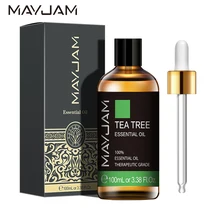 100ml puro natural chá árvore óleos essenciais 100% planta aromático óleo essencial difusor lavanda eucalipto sândalo lemongrass