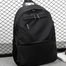 

Fashion simple student schoolbag waterproof men's backpack business 15.6 inch computer backpack large capacity