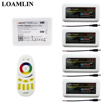 

Led Strip Controller Mi light RGBW Remote 2.4G Wifi Ibox2 Control RGB Box For RGB Led Strip DC12-24V