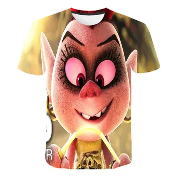 

Children Tshirt Kids Trolls 2 T-shirt Movie Trolls World Tour Sonic Tshirt Funny T-shirts 3D Boys Clothing Hairy elf Girls tops