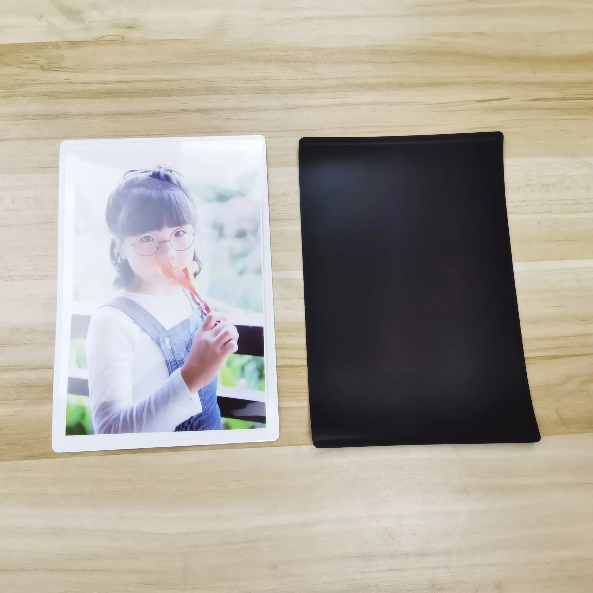 4R Упаковка из 24 шт Круглый угол магнитная фоторамка холодильник фоторамки для