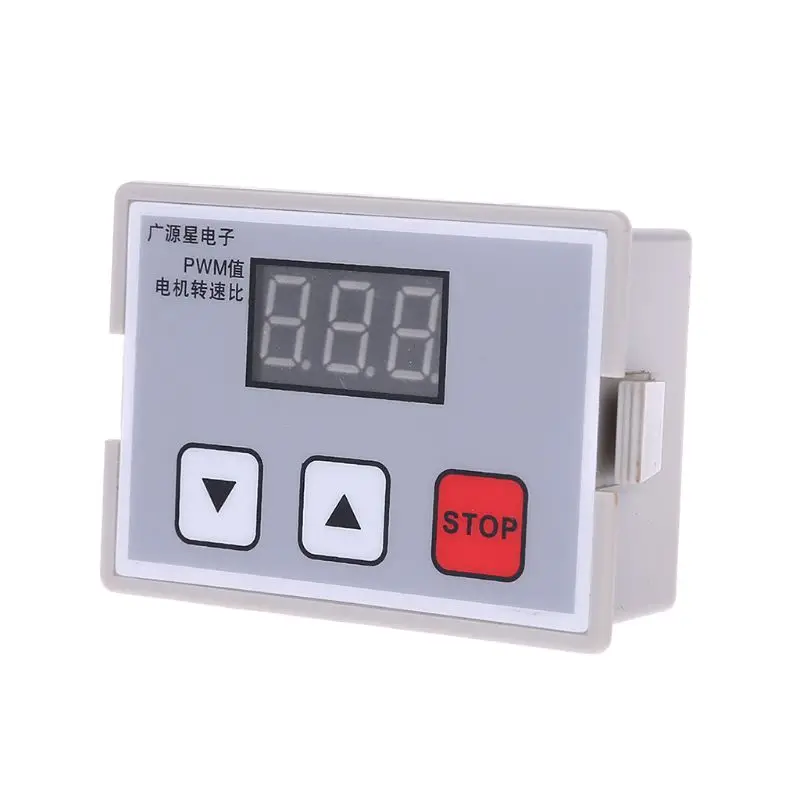 DC 12V 24V 10A ШИМ регулятор скорости двигателя Лер регулятор цифровой переключатель контроля скорости