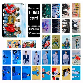 

30PCS/Set KPOP AB6IX 2rd New Album ⅥVID Photo Card PVC Cards Self Made LOMO Card Photocards For Fans Collective