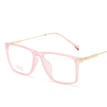 Новая мода TR90 коробка ретро плоское зеркало классические унисекс бизнес очки искусство ультра светильник для отдыха без градусов очки для чтения для женщин