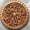 Solid Wood Carving Craft Gift, Home Auspicious Decoration, 26.8cm 3