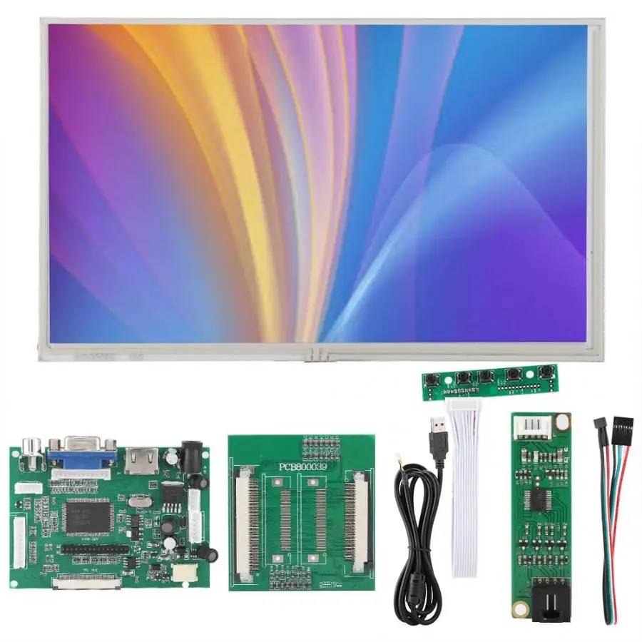 1024x600 262K 5 V 12 9 дюймов Сенсорный экран Дисплей для Raspberry Pi|Сенсорный панели| |