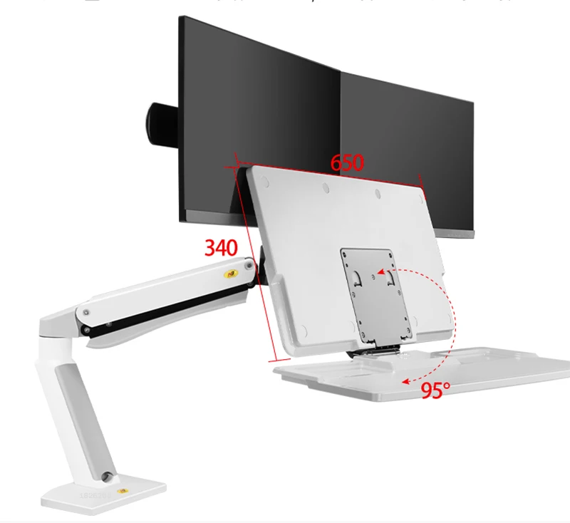 FC40-2A Keyboard Tray size