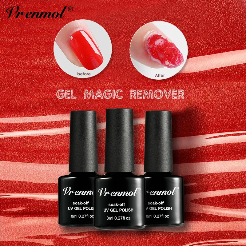 

Vrenmol 7ML 2 Minutes Burst Burst Remove Gel Layer Residue 7ml Nail Acrylic Remover Degreaser